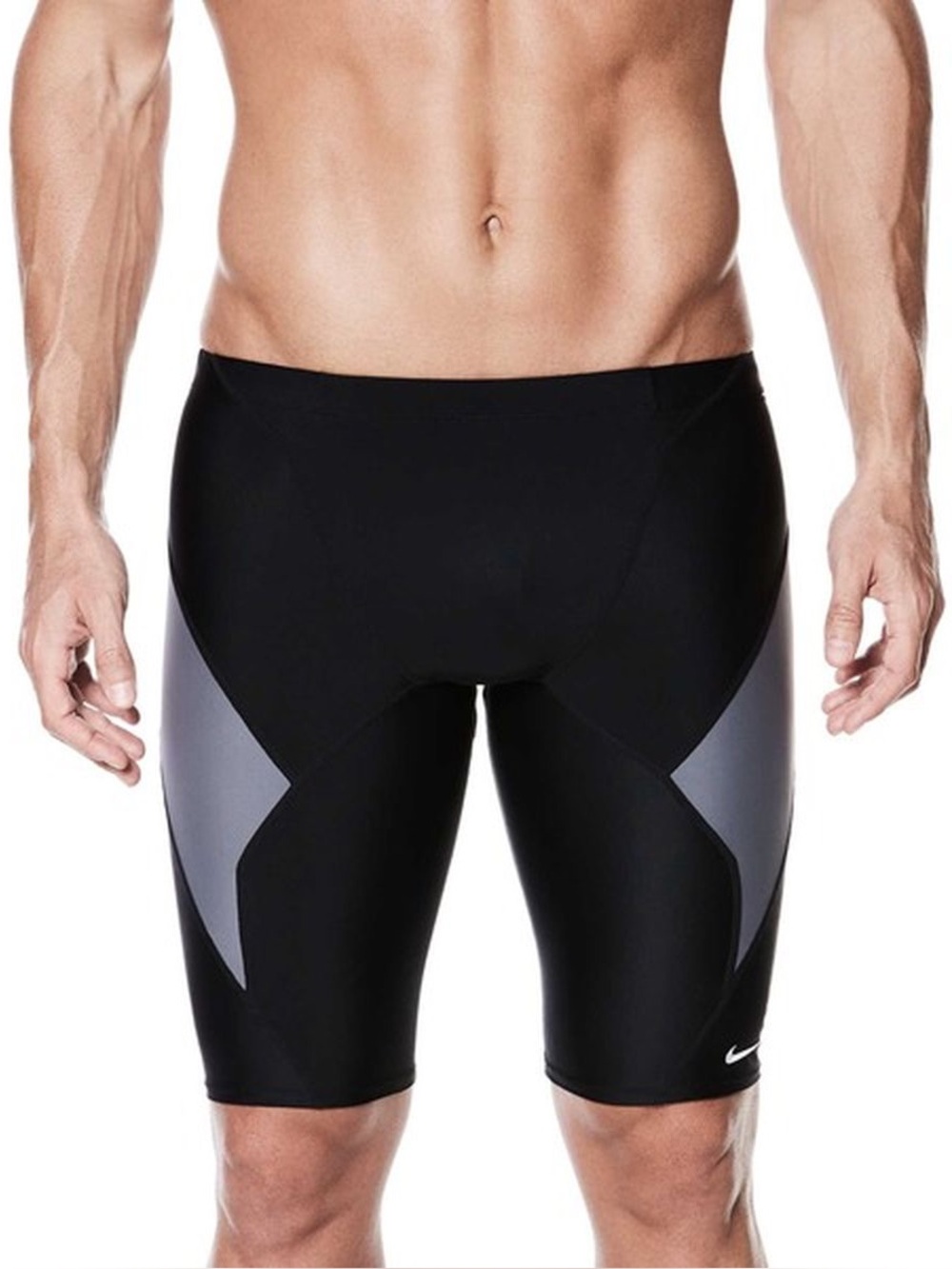 Nike Men’s Black & Gray Jammer Swim Shorts Size 32 - Picture 2 of 10